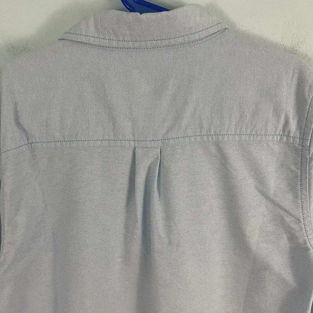 NWT Gymboree‎ Boys M 7-8 Long Sleeve Button Down Oxford Shirt Light Bue
